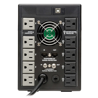 Tripplite SMART1500LCDT LCD Tower UPS 1500VA 900W 1O Outlets Line Interactive Sine Wave