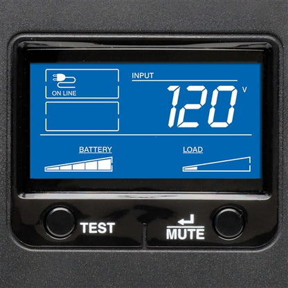 Tripplite SMART1500LCDT LCD Tower UPS 1500VA 900W 1O Outlets Line Interactive Sine Wave