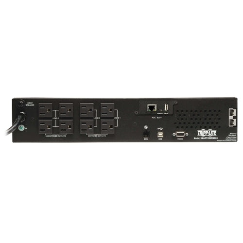 Tripplite SMART1500RMXLN Line-Interactive Sine Wave 2U UPS 120V 1.5KVA 1.35KW, Ext Run, w/Lcd