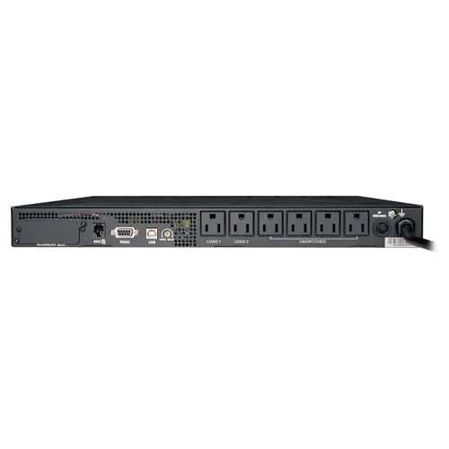 Tripplite SMART750RM1U Line-Interactive Sine Wave 1U UPS 120V 750VA 600W, Rackmount, USB, DB9 Serial