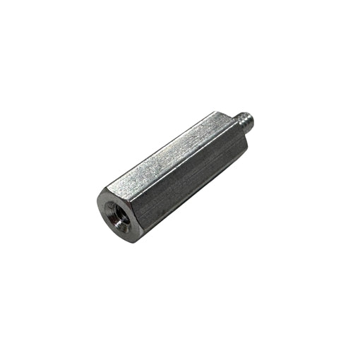 SPC21574 Standoff, Clear Iridite, Aluminum, 4-40, Hex Male-Female, 19.05mm, Mc Hex Aluminium Series