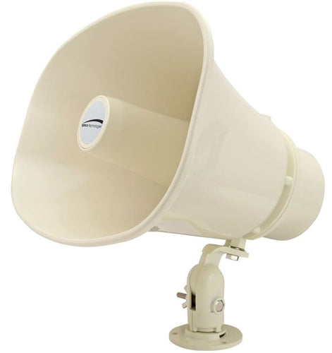 Speco 30W 70/25V Weatherproof Speaker Horn SPC30RT 70V:30w,15w,10w,5w,3w,1w 25V:30w,15w,10w,3.7w,1.9w,1.3w,0.6w
