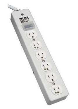 Tripplite SPS610HGRA Hospital-Grade Surge Protector 6 Hospital-Grade Outlets, UL1363, 10'cord