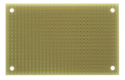 BPS Busboard ST1 Stripboard Size 1, Single-Sided, Uncut Strips, Mounting Holes, 50mm x 80mm (1.97" x 3.15")