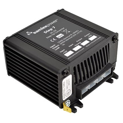 Samlex Step 7 DC-DC Step Up Converter, 9-18VDC to 24VDC, 7A