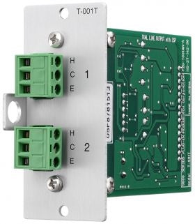 TOA T-001T Dual Line Output with DSP Module, Balanced, 9000M2 Series Module