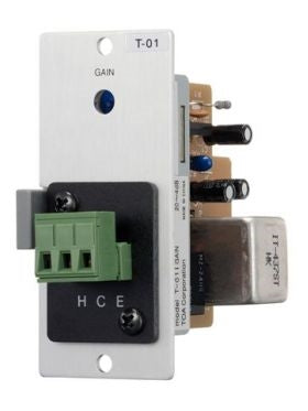 TOA T-01S Balanced Line Out Module, Terminal Block, 600 Ohm 900 Series Module