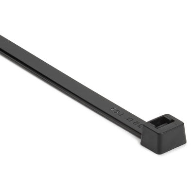 Hellermann Tyton T120R0H4 Heavy Duty Cable Tie 15" Length 120LB Tensile Strength, Black 500/Pack