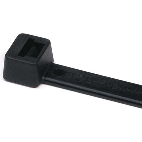 Hellermann Tyton T120R0UVC2 15.2" Heavy Duty Cable Tie 120LB Tensile Strength, UV Resistant PA66UV, Black 100/Pack