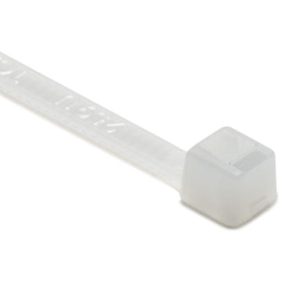 Hellermann Tyton T18L9C2 Standard Cable Tie 8" Length 18LB Tensile Strength, Natural 100/Pack