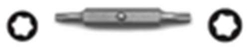 Circuit-Test BIT-T20-25 Torx Bit Star #20,#25 Replacement Bit for CT-1000