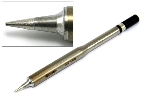 Hakko T22-D08 Chisel Tip, 0.8 x 12mm, for the FM-2030 and FM-2031 Soldering Iron Handpiece
