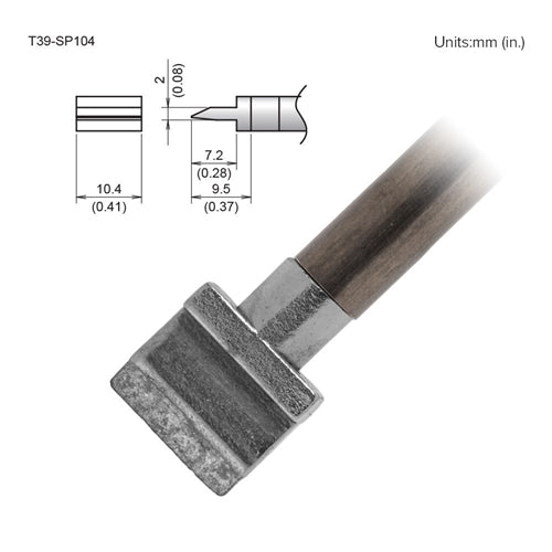 Hakko T39-SP104 Blade Tip 10.4mm, for the FX-971 Soldering Station