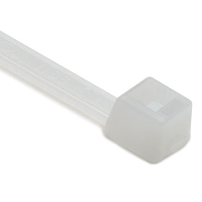 Hellermann Tyton T40R9C2 Standard Cable Tie 8" Length 40LB Tensile Strength, Natural 100/Pack