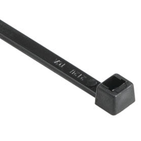 Hellermann Tyton T50R0C2 Standard Cable Tie 8" Length 50LB Tensile Strength, Black 100/Pack