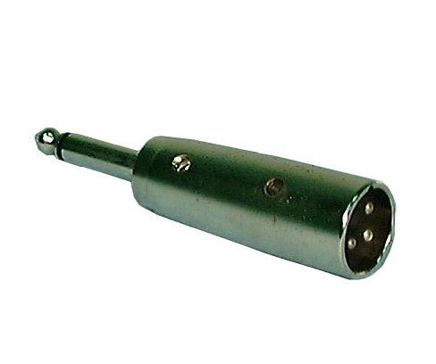 Philmore T640 Adapter 3 Pin XLR Male to 1/4" Mono Male