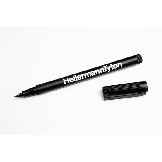 Hellermann Tyton T82S Felt Tip Pen, Black, 2/pkg