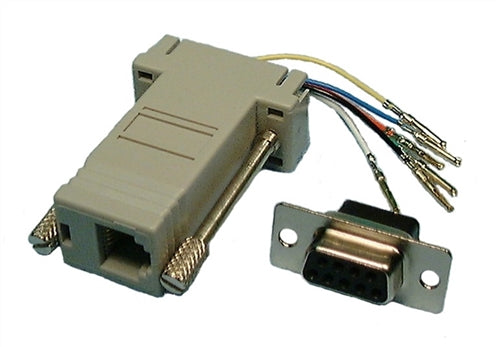 Philmore T9J6 Interface Adapter RJ12 6 Conductor to 9 Pin Female D-Sub