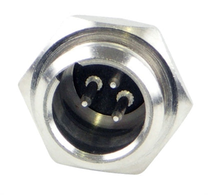 Switchcraft TB3M 3 Pin Male Mini XLR Circular Panel Mount Connector, Silver Contacts, Nickel Housing, Tini-Qg
