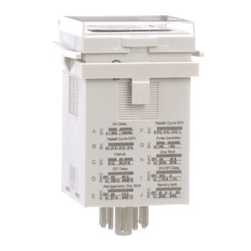 Schneider TDRPRO-5100 Time Delay Relay 12-240VAC/DC 11 Pin DPDT, 10 Function
