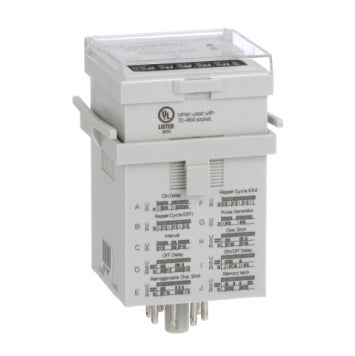 Schneider TDRPRO-5101 Time Delay Relay 12-240VAC/DC 8 Pin SPDT, 10 Function