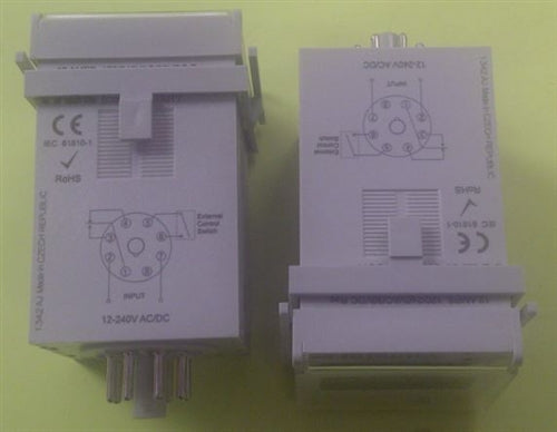 Schneider TDRPRO-5101 Time Delay Relay 12-240VAC/DC 8 Pin SPDT, 10 Function