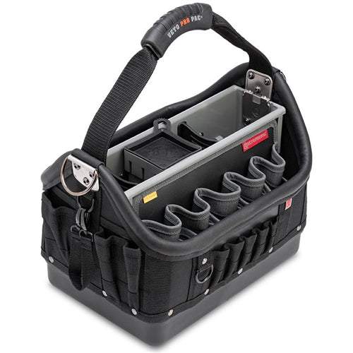 VETO PRO PAC TECH OT-LC BLACKOUT LARGE OPEN TOP TECHNICIANS TOOL BAG (H:12" W:16" D:12") VPP10790