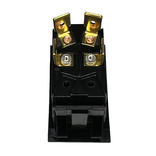 Carling TIGK721-6S-BL-NBL Heavy Duty Rocker Switch DPST On-Off, 20A@125VAC (1-1/2HP) / 20A@250VAC (2HP), QC Terminal