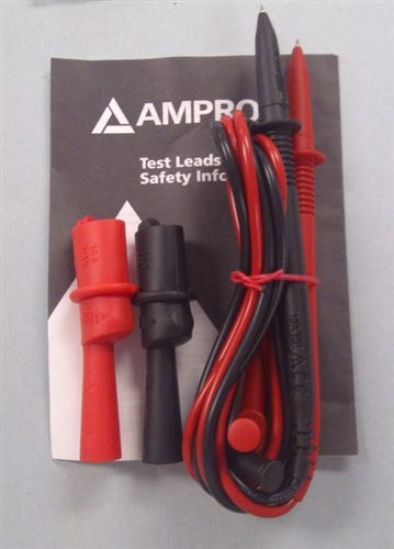 Amprobe TL1500 Heavy Duty Test Leads with Threaded Aligator Clips