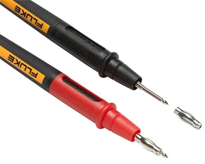 Fluke TL175E Twistguard Test Leads, 2mm Tips with 4mm Adapters
