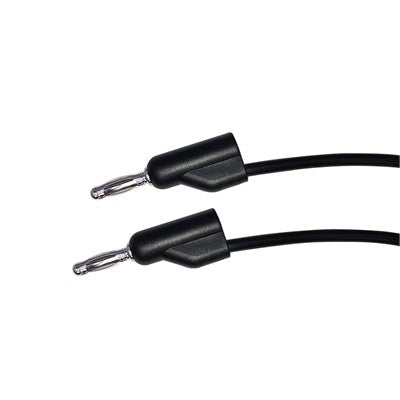 Circuit-Test TLE248B 48" Stacking Banana Plug Patch Cord, Black