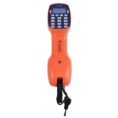 Tempo TM-700 Tele-Mate Telephone Line Tester Butt Set, Line Powered Line Voltage & Current Display *2x 'AA' Required*