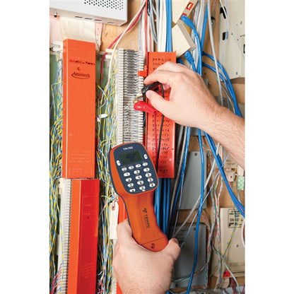 Tempo TM-700 Tele-Mate Telephone Line Tester Butt Set, Line Powered Line Voltage & Current Display *2x 'AA' Required*