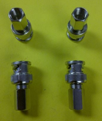 B&L RF BNC Twist-On Male Connector for 8281 75 Ohm (Video Blue) TOBNC17-8281