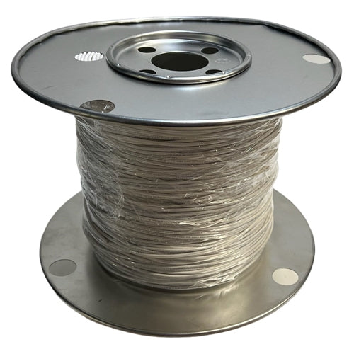 TR6418-1000WHT 18AWG TR64/UL1007 White Hookup Wire 105C 300V Tinned Copper, Stranded (1000ft/305M Roll)