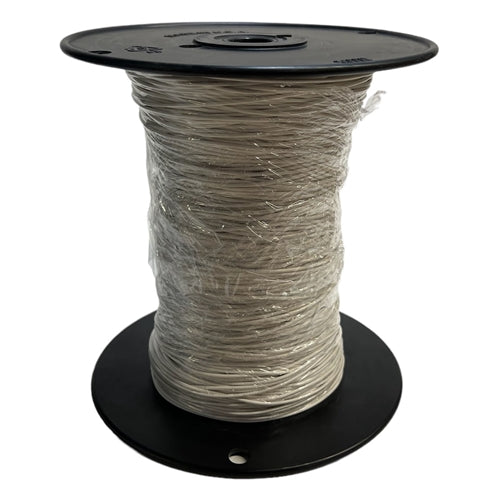 TR6422-1000WHT 22AWG TR64/UL1007 White Hookup Wire 105C 300V Tinned Copper, Stranded (1000ft/305M Roll)