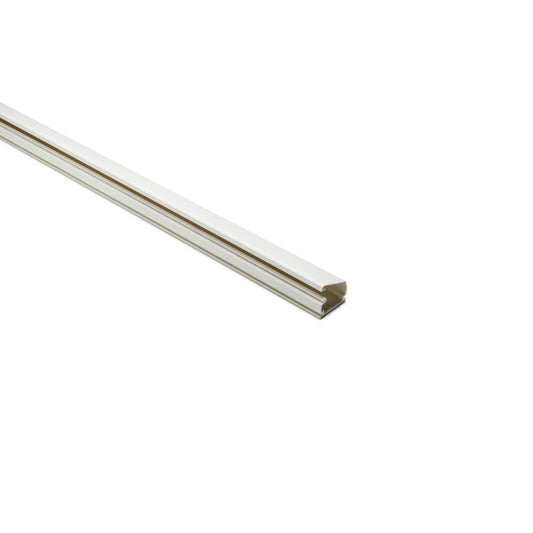 Hellermann Tyton TSR2FW-8A One Piece Surface Raceway, 1-1/4", 8.0 ft Long, PVC, Office White, 160ft/Carton