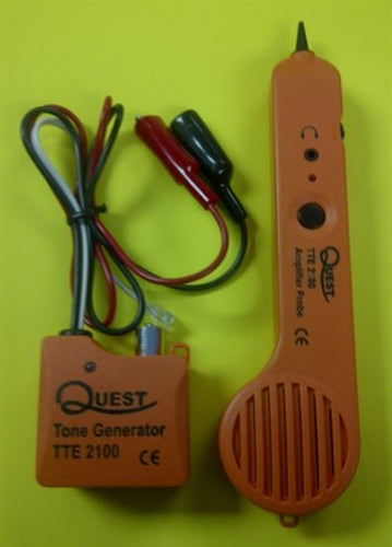 Quest TTE-2100 Amplifier Probe & Tone Generator Set, Batteries Not Included, 2 x 9V Batteries Required