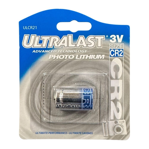 Ultralast ULCR21 3V Ultra Photo Lithium Battery (CR17355, DLCR2, ELCR2, DLCR2B, CR2 Equivalent)
