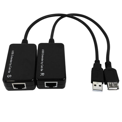Phantom Cables USB-EC60M USB Line Extender Over Cat5e, Extends the Distance Up to 60 Meters