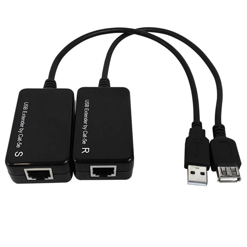 Phantom Cables USB-EC60M USB Line Extender Over Cat5e, Extends the Distance Up to 60 Meters