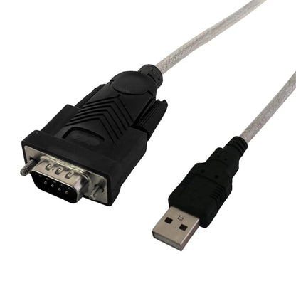 Phantom Cables USB-SER-06 USB Type-A Male to DB9 Male Serial Converter, 6ft