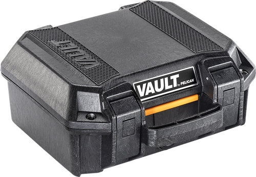 Pelican V100 Vault Case with Foam, Black (ID 11" x 8" x 4.50") Foam Not Pick N Pluck, Mfr# VCV100-0020-BLK-CA