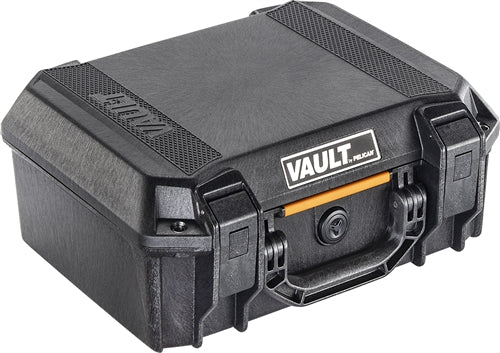 Pelican V200 Vault Case with Foam, Black (ID 14" x 10" x 5.5") Foam Not Pick N Pluck, Mfr# VCV200-0020-BLK-CA