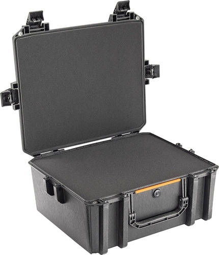 Pelican V600 Vault Case with Foam, Black (ID 21"L x 17"W x 9.5"D) Mfr# VCV600-0000-BLK-CA