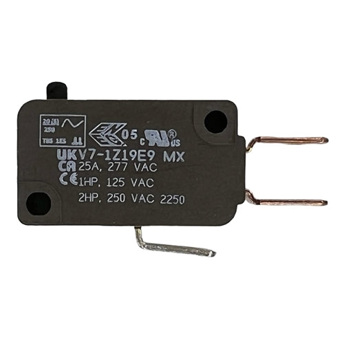 Honeywell V7-1Z19E9 Miniature Basic Switch SPDT, Pin Plunger, 25A/125VAC, .250" QC, Micro Switch