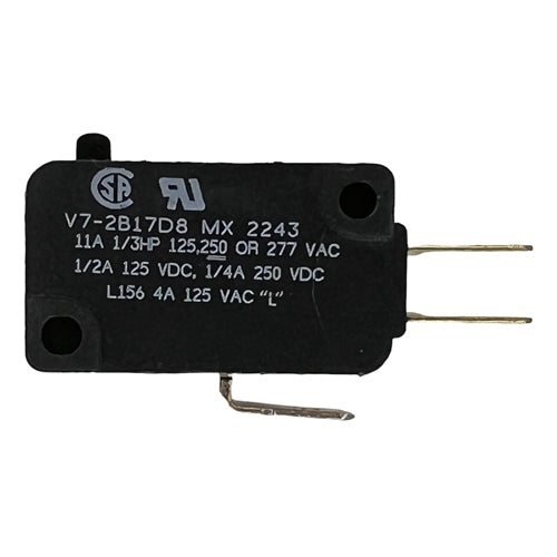 Honeywell V7-2B17D8 Miniature Basic Switch SPDT, Pin Plunger, 11A/125VAC 0.5A/125VDC, .187" QC, Micro Switch