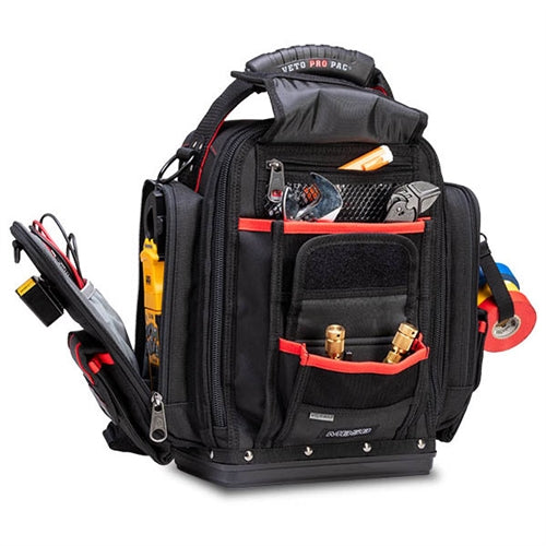 VETO PRO PAC MB5B INFRARED EXTRA-LARGE METER BAG, NEW BLACK AND RED COLOR SCHEME (H:15" W:15" D:8") VPP10851