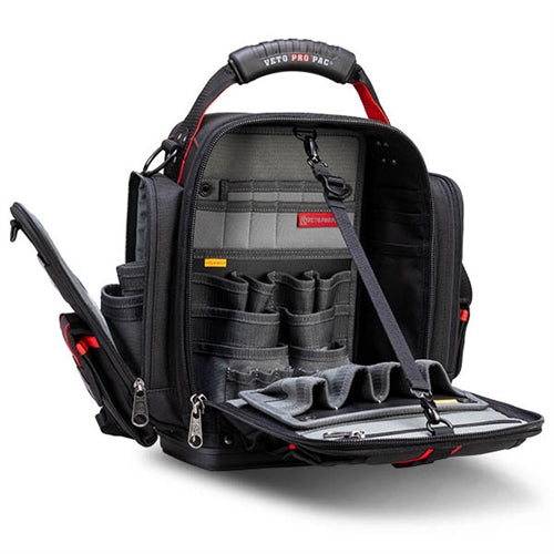 VETO PRO PAC MB5B INFRARED EXTRA-LARGE METER BAG, NEW BLACK AND RED COLOR SCHEME (H:15" W:15" D:8") VPP10851
