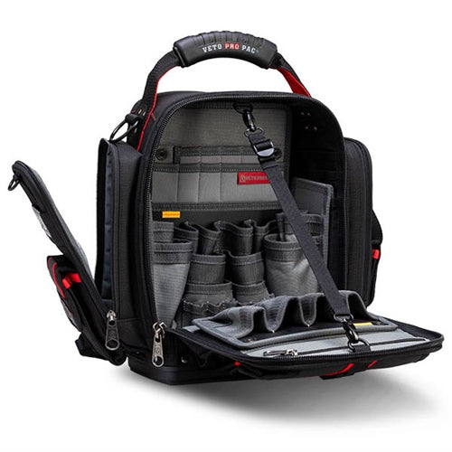 VETO PRO PAC MB5B INFRARED EXTRA-LARGE METER BAG, NEW BLACK AND RED COLOR SCHEME (H:15" W:15" D:8") VPP10851